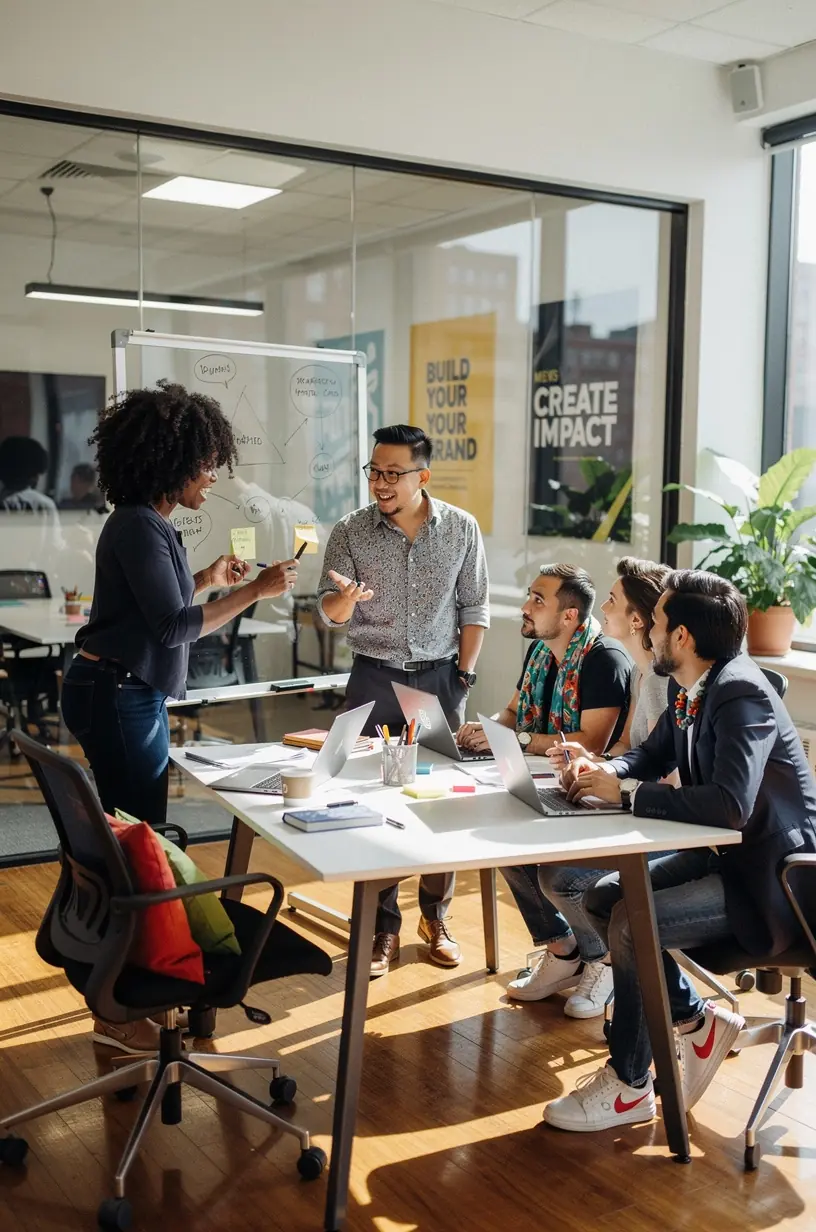 Spotkanie networkingowe na tarasie z widokiem na miasto, sprzyjające nawiązywaniu wartościowych relacji biznesowych.